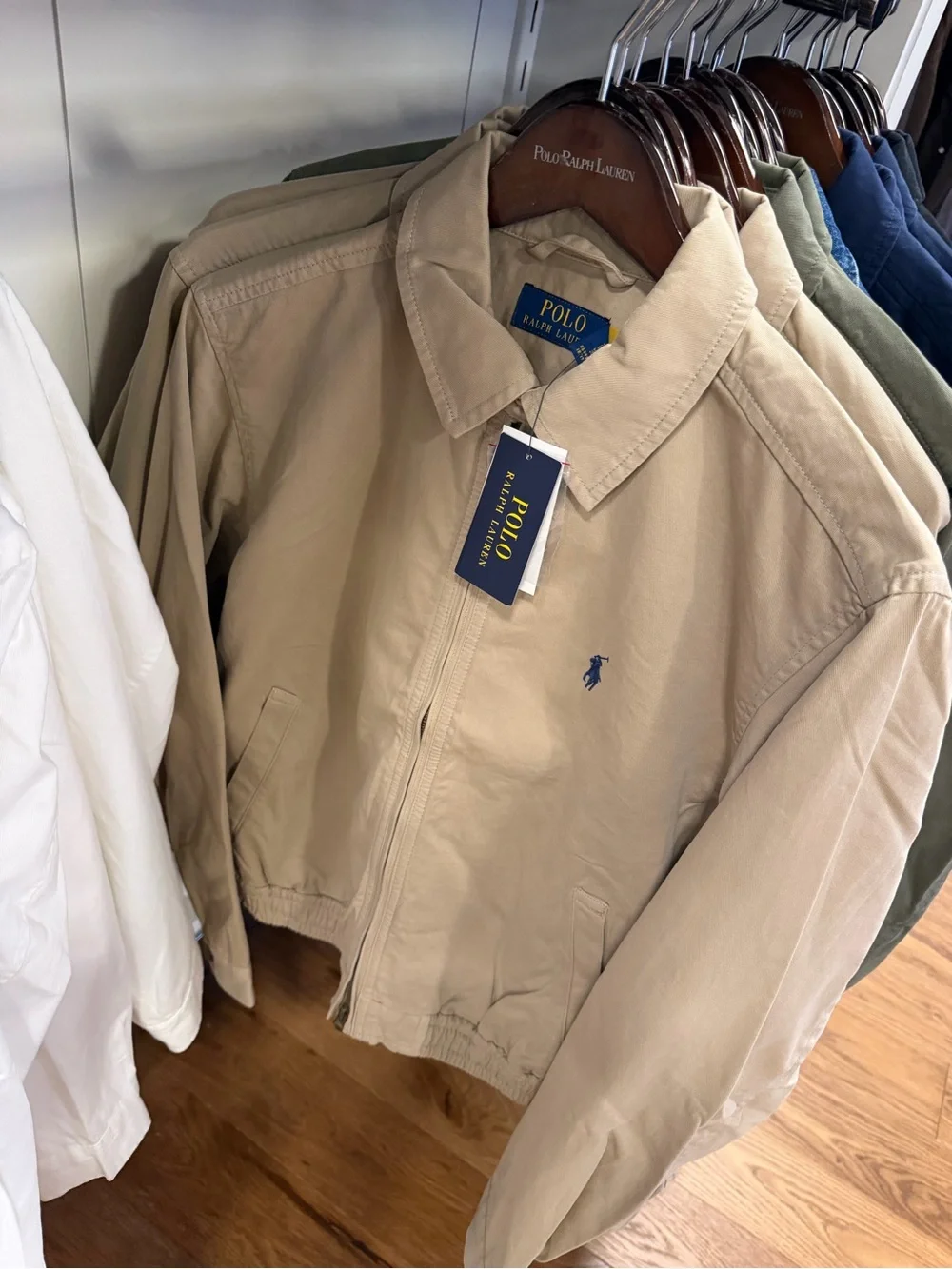 Polo Ralph Lauren women’s cotton twill jacket khaki
